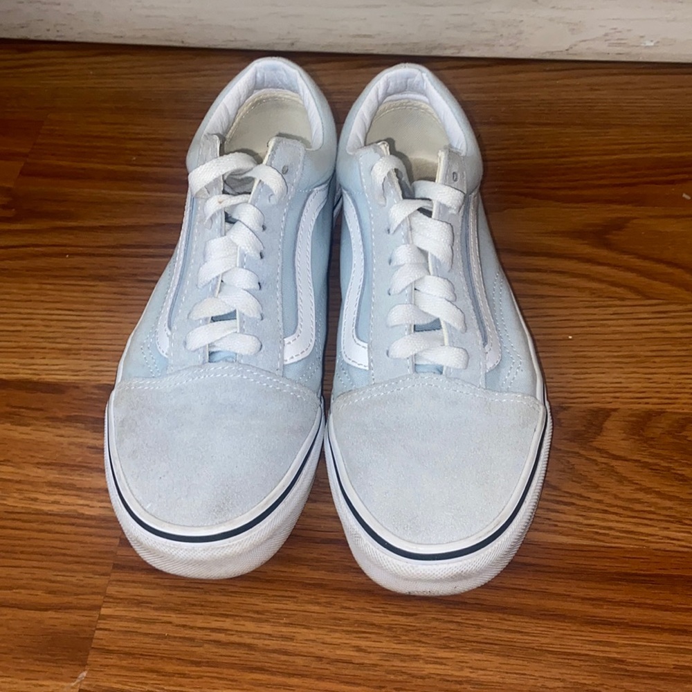 Vans,light blue, suede toe, casual